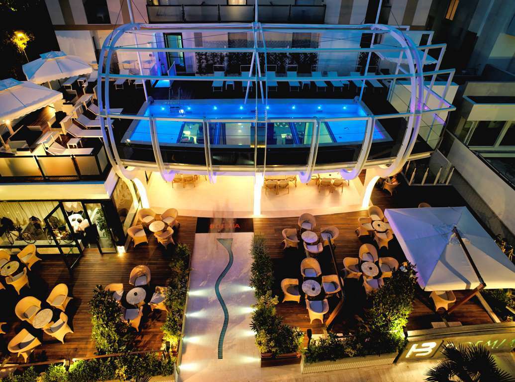 Hotel Boemia Riccione Esterno foto