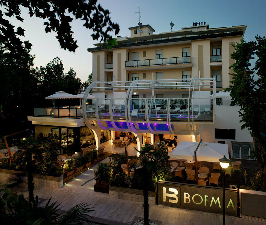 Hotel Boemia Riccione Esterno foto